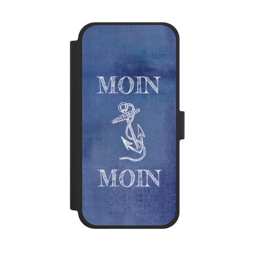 Apple iPhone 15 Plus NIVOflip Moin Anker grunge blau
