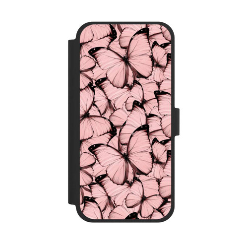Apple iPhone 15 Plus NIVOflip Rosa Schmetterling-Muster