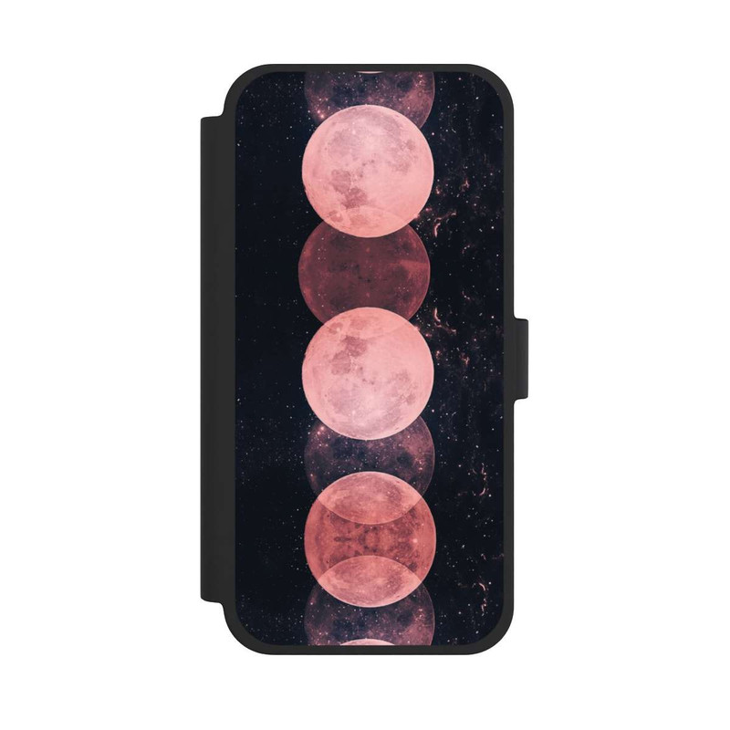 iPhone 15 Plus NIVOflip Rosa Mondphasen