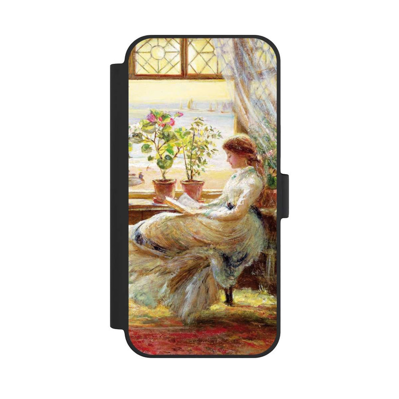iPhone 15 Plus NIVOflip Die Lesende - Charles James Lewis