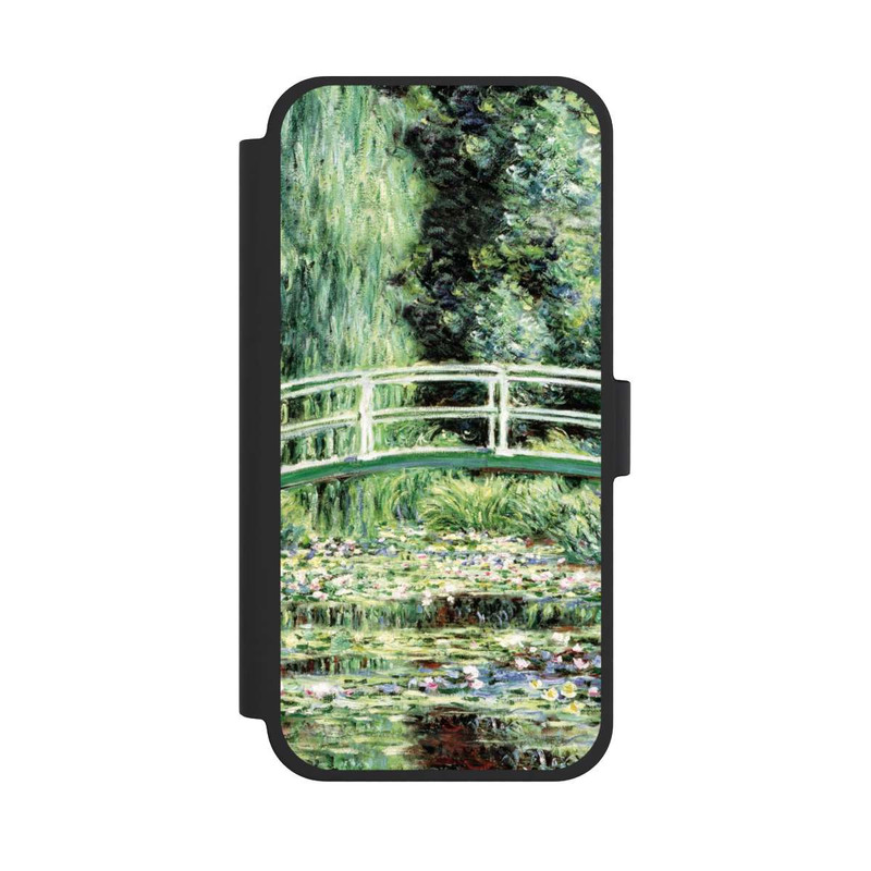 iPhone 15 Plus NIVOflip Weiße Seerosen von Claude Monet