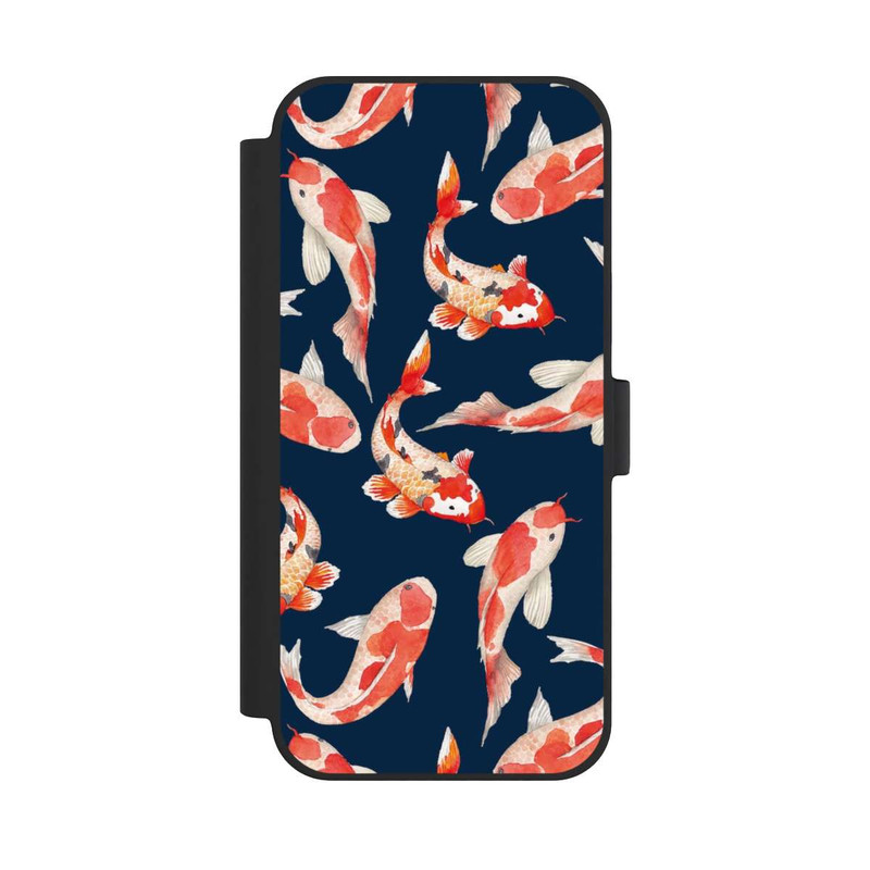 iPhone 15 Plus NIVOflip Coral Fish on Blue Background