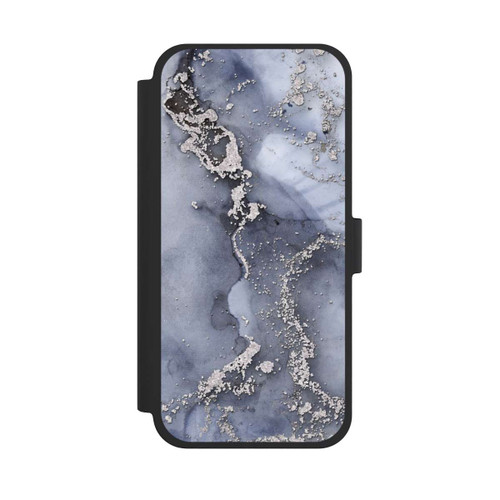 Apple iPhone 15 Plus NIVOflip Encre Bleu Argent
