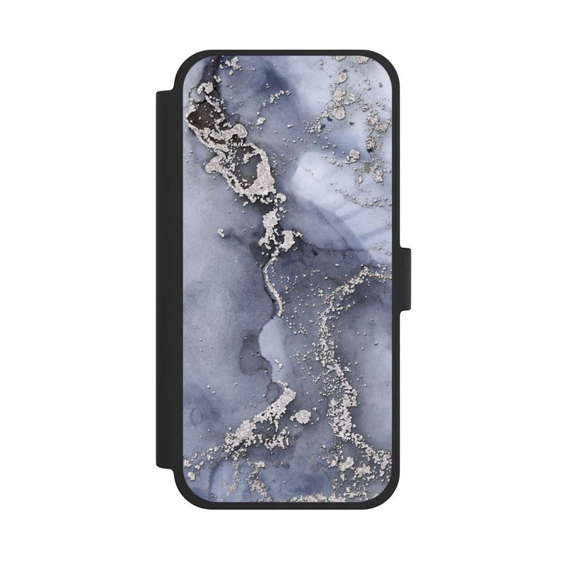 iPhone 15 Plus NIVOflip Encre Bleu Argent