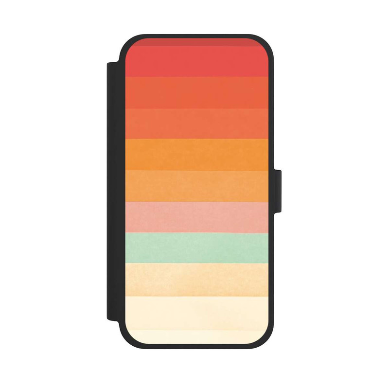 iPhone 15 Plus NIVOflip Regenbogen Chevrons II