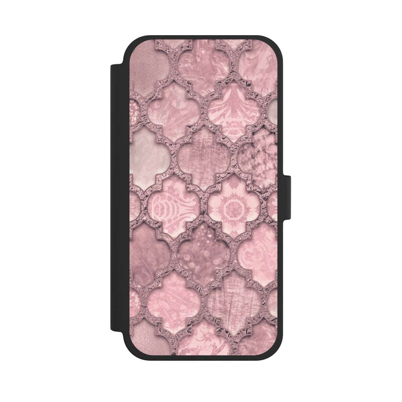iPhone 15 Plus NIVOflip Marokko Fliesen rosa