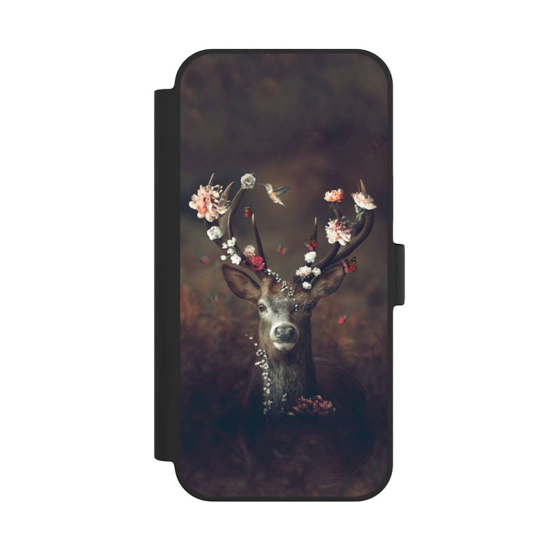 iPhone 15 Plus NIVOflip Fauna Flora Hirsch