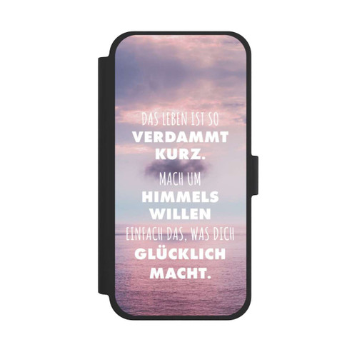 Apple iPhone 15 Plus NIVOflip Das Leben Ist So Verdammt Kurz
