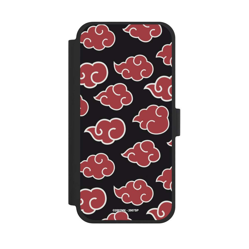 iPhone 15 Plus NIVOflip Akatsuki Pattern Black Big
