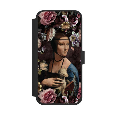 Apple iPhone 15 Plus NIVOflip Dame mit dem Hermelin Rosen