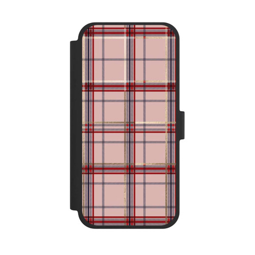 Apple iPhone 15 Plus NIVOflip TARTAN PINK