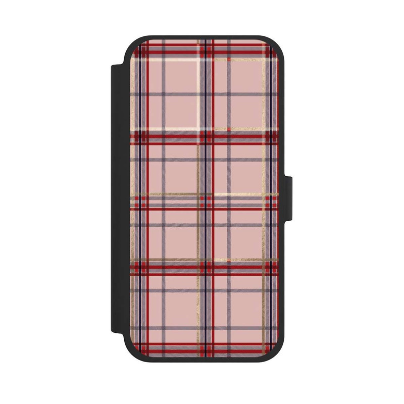 iPhone 15 Plus NIVOflip TARTAN PINK