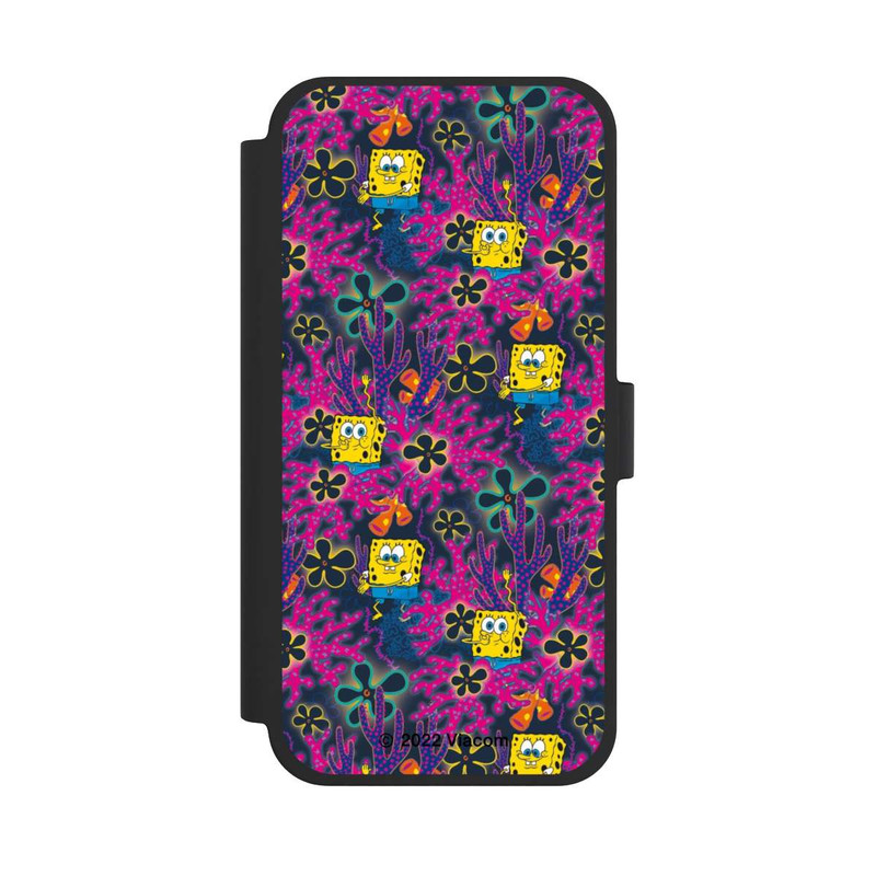 iPhone 15 Plus NIVOflip Spongebob - Coral Muster