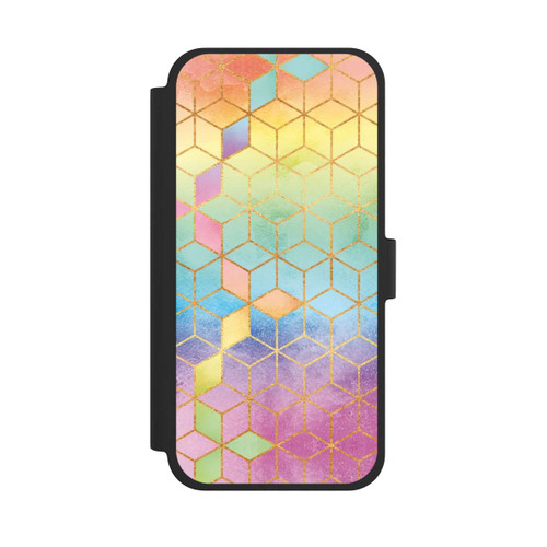 Apple iPhone 15 Plus NIVOflip Regenbogenwürfel