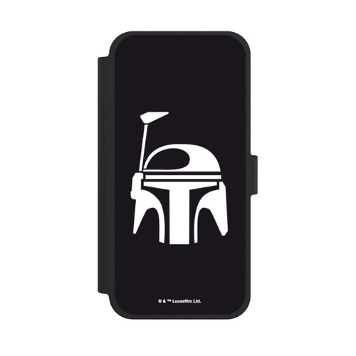 Apple iPhone 15 Plus NIVOflip Boba Fett Helm Schwarz