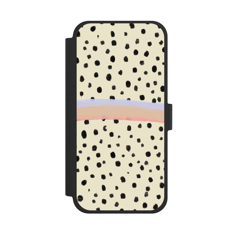 iPhone 15 Plus NIVOflip Verrücktes Leben Kunst Pastell