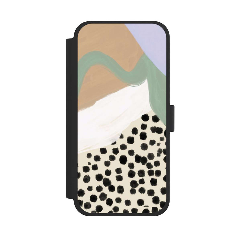 iPhone 15 Plus NIVOflip Verrücktes Leben Boho Pastell