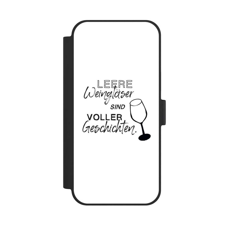 iPhone 15 Plus NIVOflip Leere Weingläser