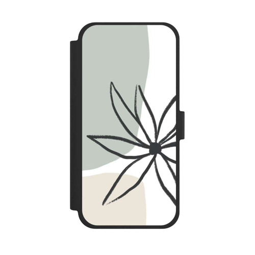 Apple iPhone 15 Plus NIVOflip Blume Minze und Sahne