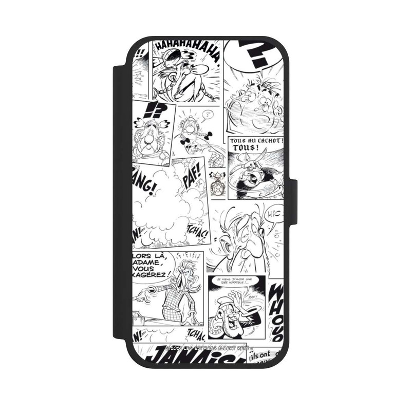 iPhone 15 Plus NIVOflip BD Astérix Blanc & Noir