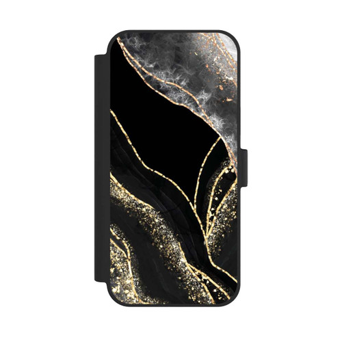 Apple iPhone 15 Plus NIVOflip Dark Marble Gold