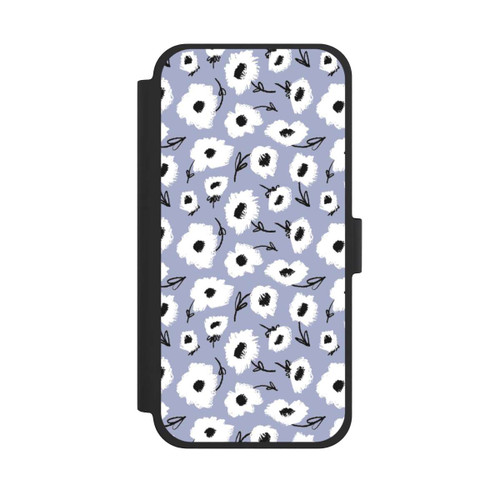 Apple iPhone 15 Plus NIVOflip Pattern Fleurs Lilas