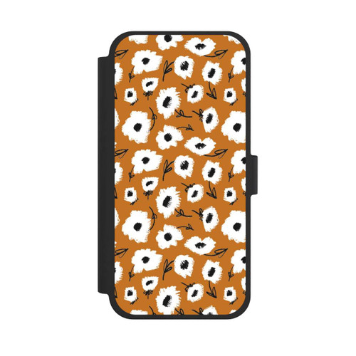 Apple iPhone 15 Plus NIVOflip Pattern Fleurs Ocres