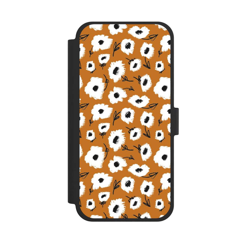iPhone 15 Plus NIVOflip Pattern Fleurs Ocres