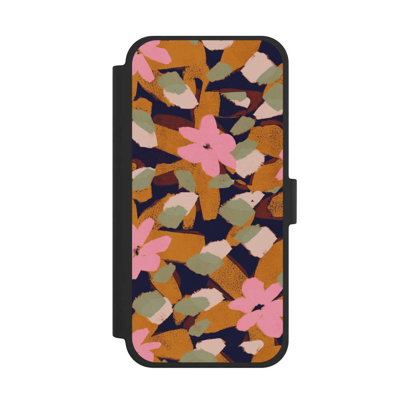 iPhone 15 Plus NIVOflip Pattern Fleurs Roses