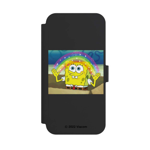 Apple iPhone 15 Plus NIVOflip Spongebob - Regenbogen Meme transparent