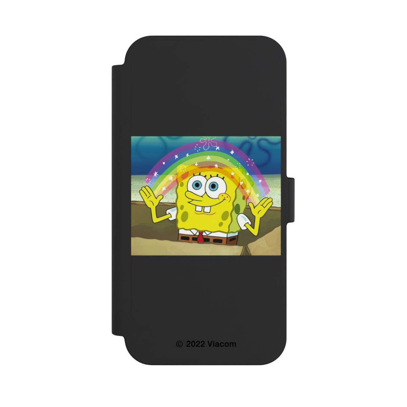 iPhone 15 Plus NIVOflip Spongebob - Regenbogen Meme transparent