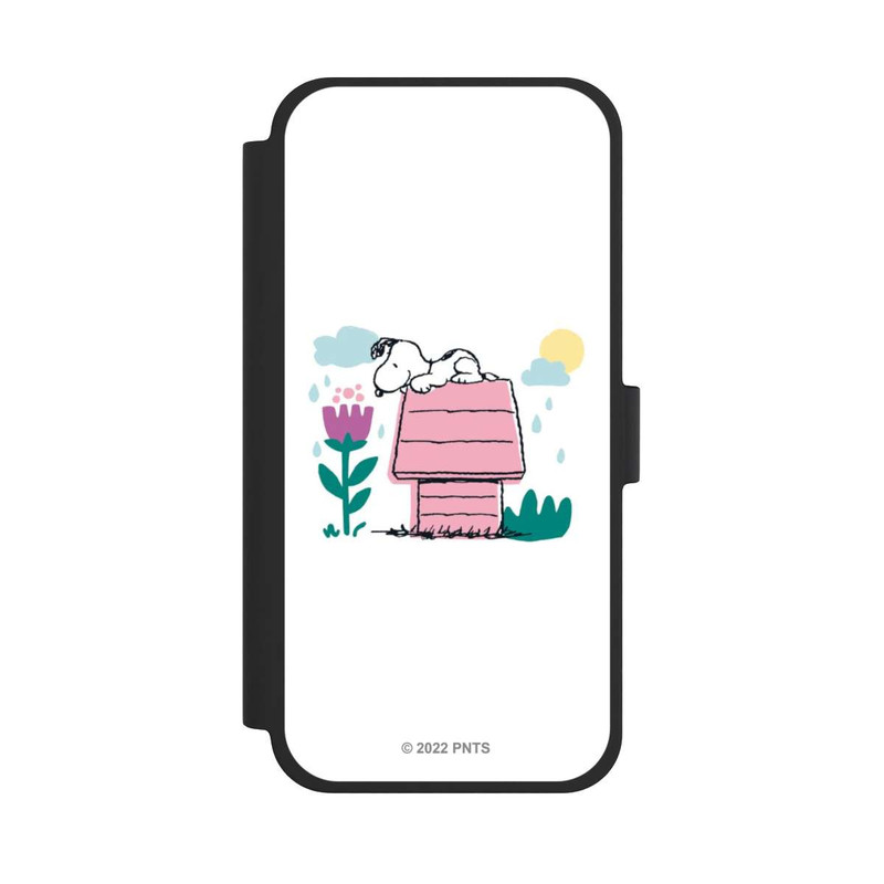 iPhone 15 Plus NIVOflip Snoopy Hundehütte Frühling
