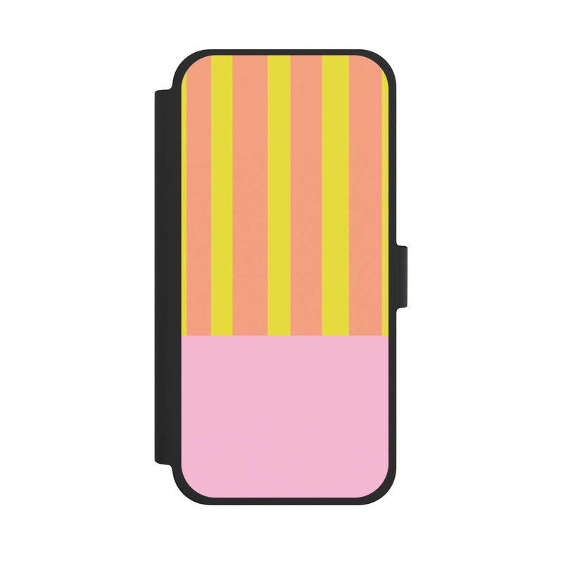 iPhone 15 Plus NIVOflip Neonfarbige Streifen