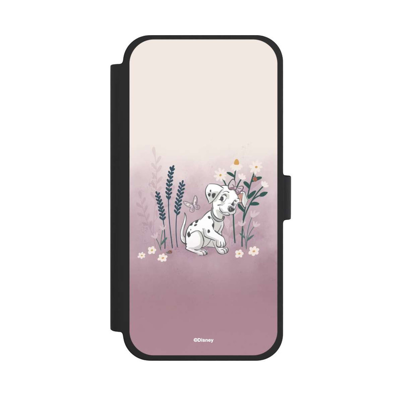 iPhone 15 Plus NIVOflip 101 Dalamatiner mit Blumen