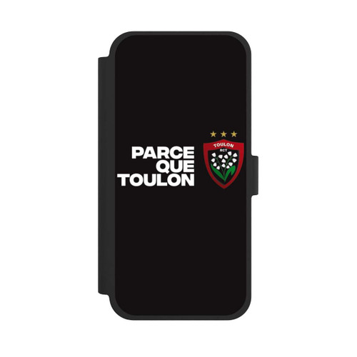 Apple iPhone 15 Plus NIVOflip RC Toulonnais PQT Noir