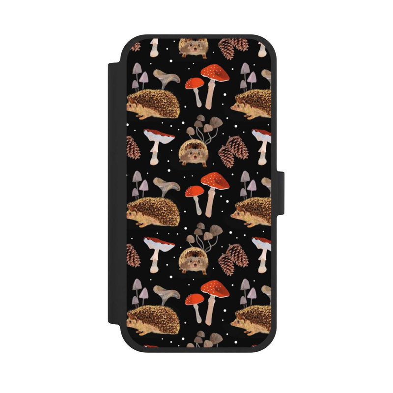 iPhone 15 Plus NIVOflip Igel und Pilze