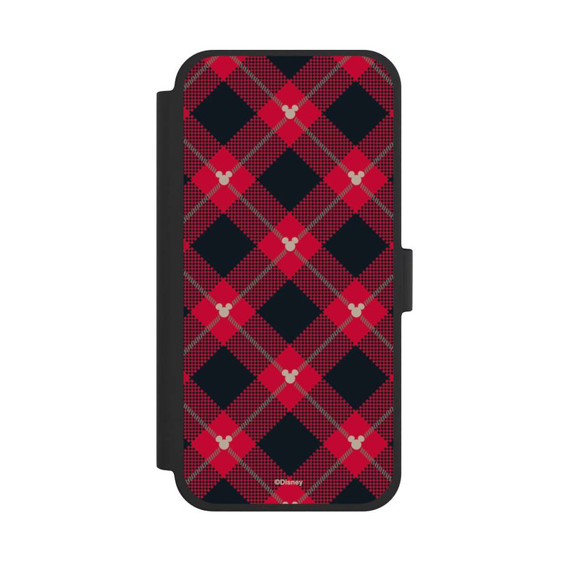 iPhone 15 Plus NIVOflip Mickey Weihnachtsmuster Rot