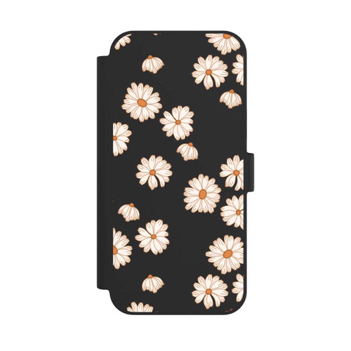 Apple iPhone 15 Plus NIVOflip Flowerpower Wallpaper White