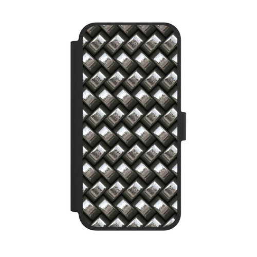 Apple iPhone 15 Plus NIVOflip Glamour Silver Metal