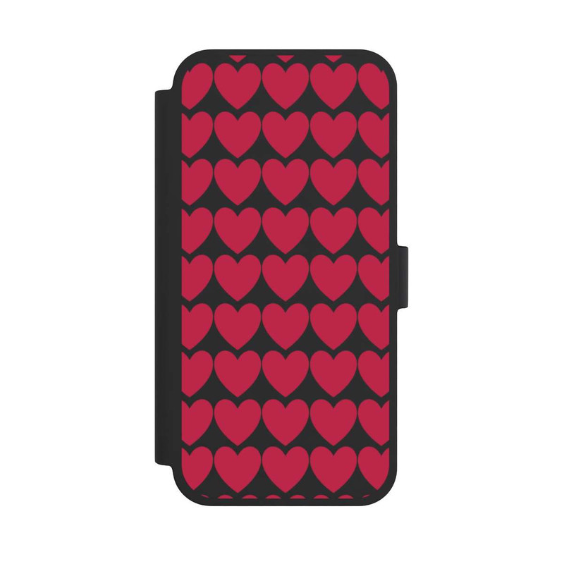 iPhone 15 Plus NIVOflip Viva Magenta Hearts
