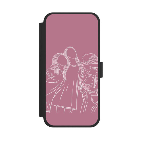 Apple iPhone 15 Plus NIVOflip Freundinnen Line Art