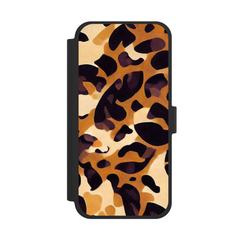 Apple iPhone 15 Plus NIVOflip motif lion marron clair