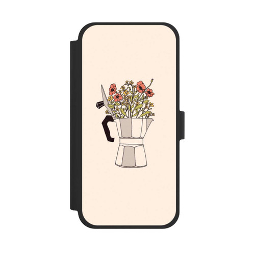Apple iPhone 15 Plus NIVOflip Moka Blumen