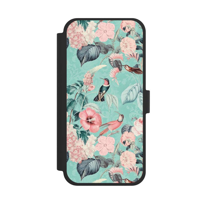 iPhone 15 Plus NIVOflip Kolibri Paradies Pattern