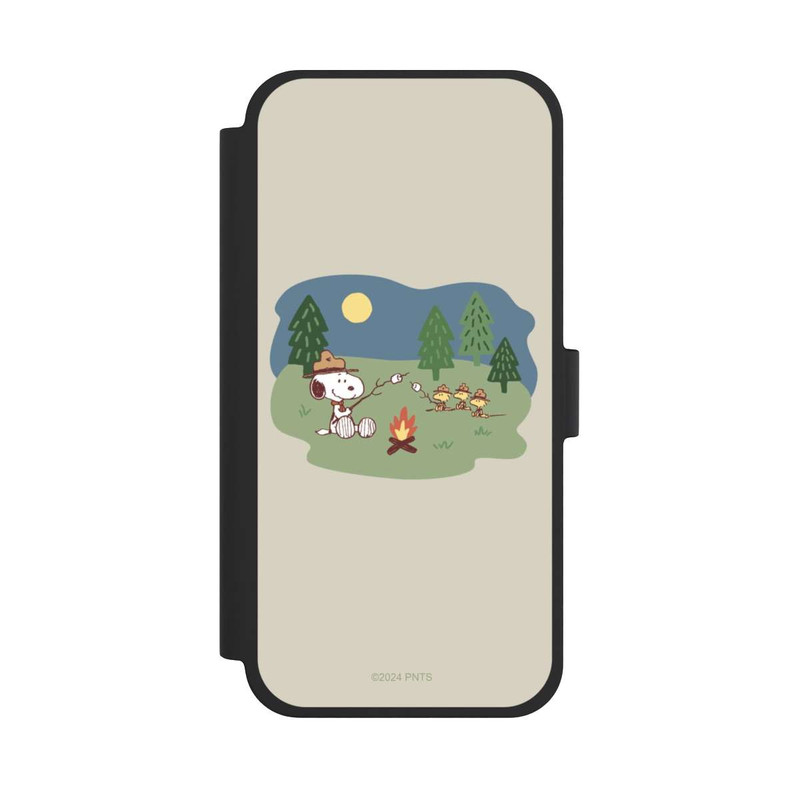 iPhone 15 Plus NIVOflip Snoopy Lagerfeuer