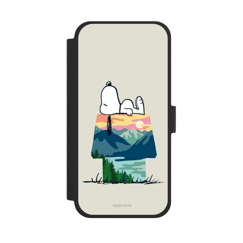 iPhone 15 Plus NIVOflip Snoopy Camping Hütte