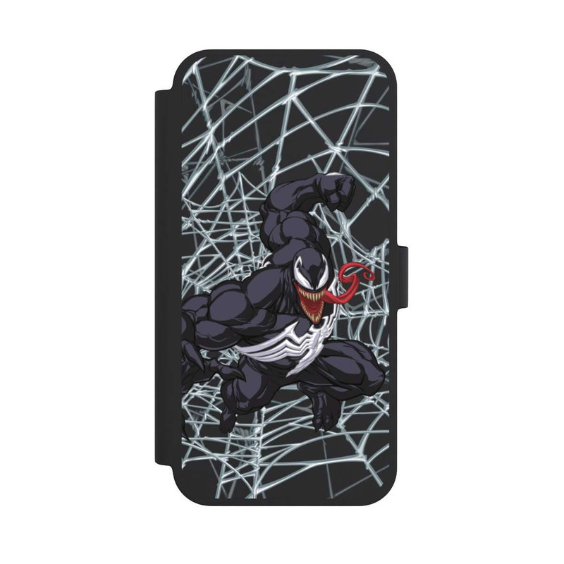 iPhone 15 Plus NIVOflip Venom Toile d'Araignée