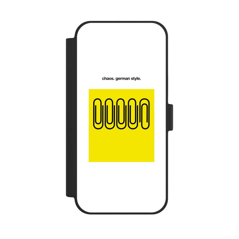iPhone 15 Plus NIVOflip Deutsches Chaos