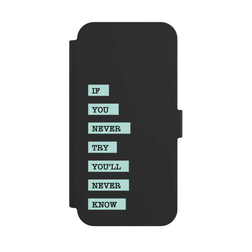 Apple iPhone 15 Plus NIVOflip If You Try Green Transparent