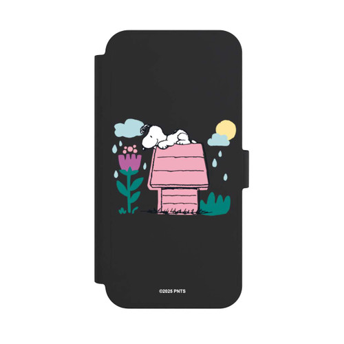 Apple iPhone 15 Plus NIVOflip Snoopy Hundehütte Frühling transparent